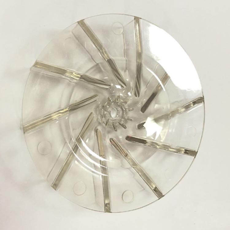 Plastic injection mold fabrication transparent impeller