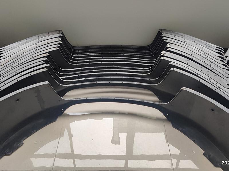 Low volume manufacturing Reaction Injection Moulding RIM plastic Car bumper